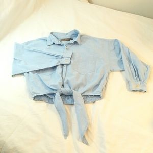 Karen Kane vintage chambray shirt